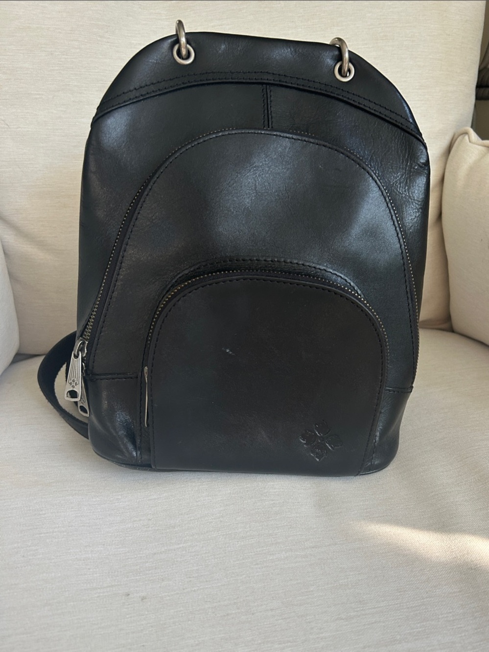 Patricia Nash Black Leather Women’s Backpack - Classic Everyday Carry